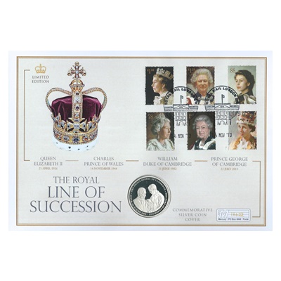 2013 $5 Silver Proof Coin - The Royal Line of Succession